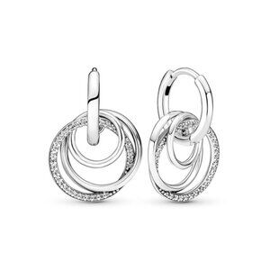 Elegant Silver Hoop Earrings